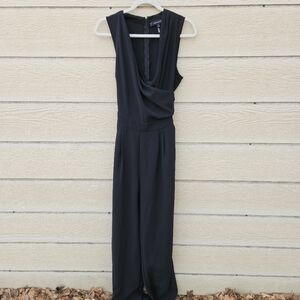 Robert Rodriguez black Savannah sleeveless jumpsuit with tie waist size 12